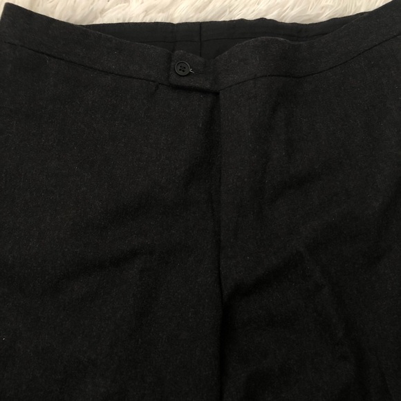 Men’s Emporio Armani Flat Front Wool Trouser - Picture 2 of 5